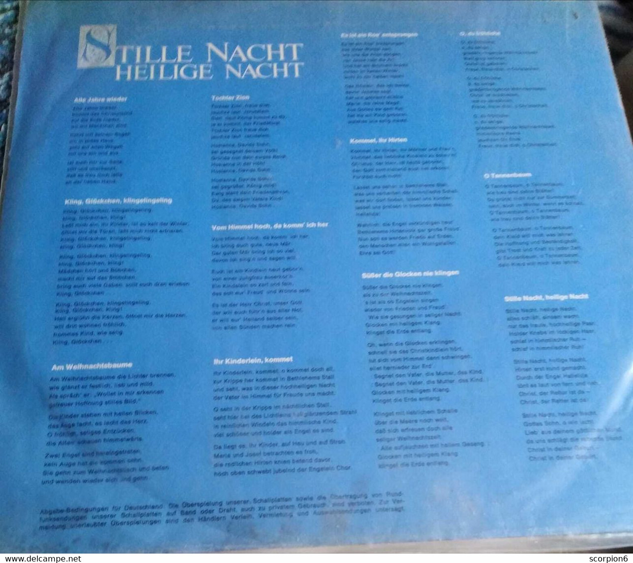 12" LP - Unknown Artist ?– Stille Nacht, Heilige Nacht - Kerstmuziek