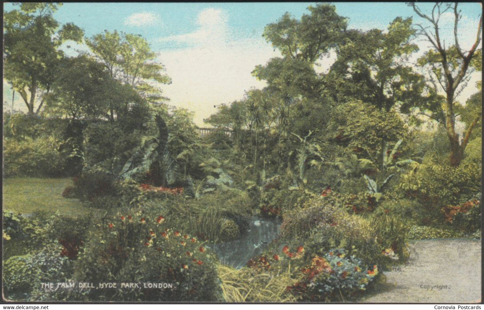 The Palm Dell, Hyde Park, London, C.1905 - GD&DL Postcard - Hyde Park