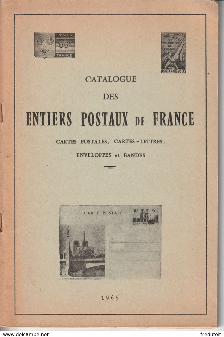 Entiers Postaux De France (1965) - Postal Stationery