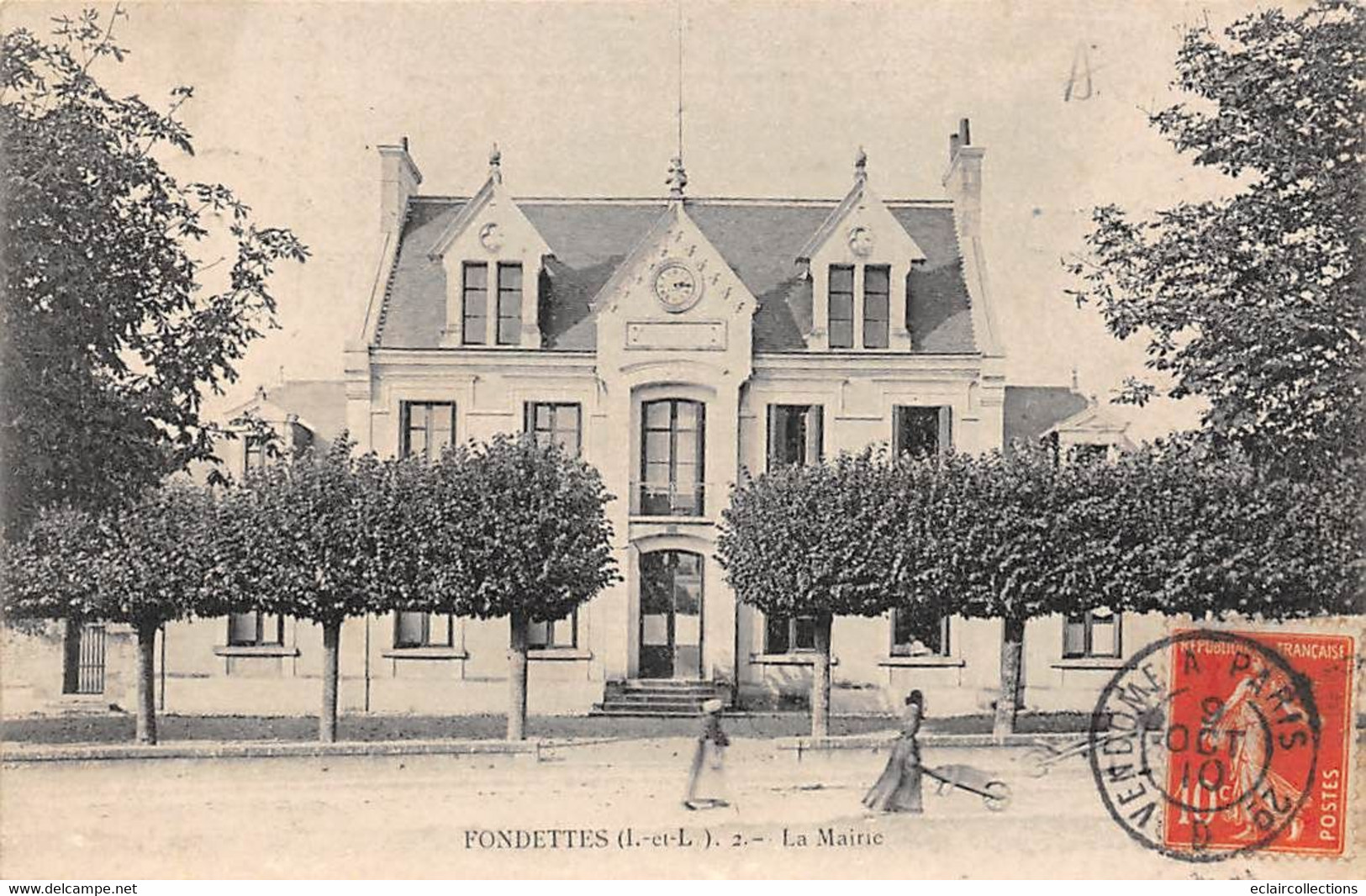 Fondettes     37         La Mairie           (voir Scan) - Fondettes