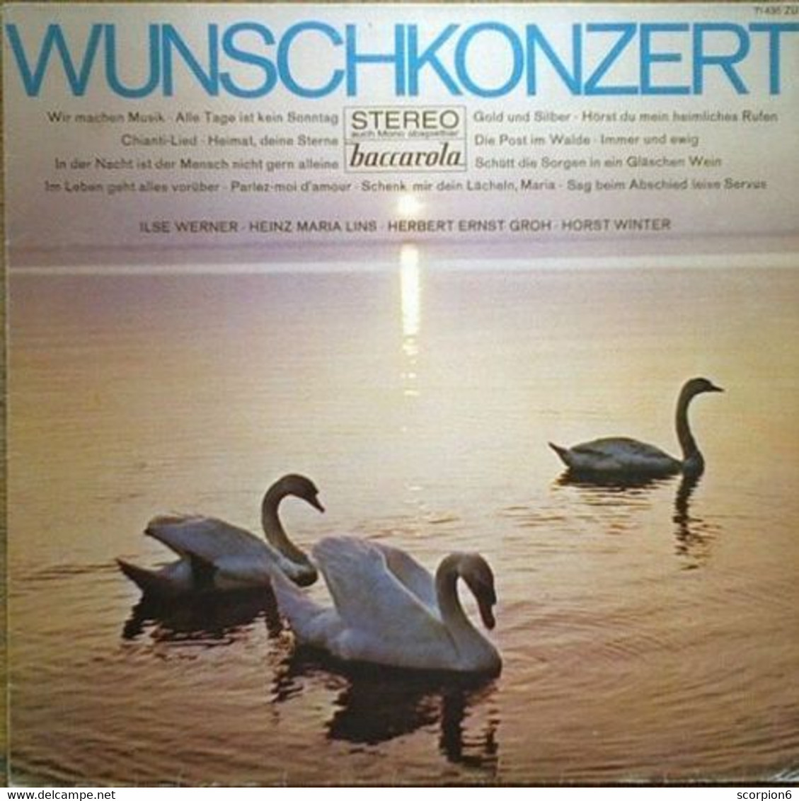 LP - Ilse Werner, Heinz M. Lins, Herbert E. Groh, H. Winter – Wunschkonzert - Compilations