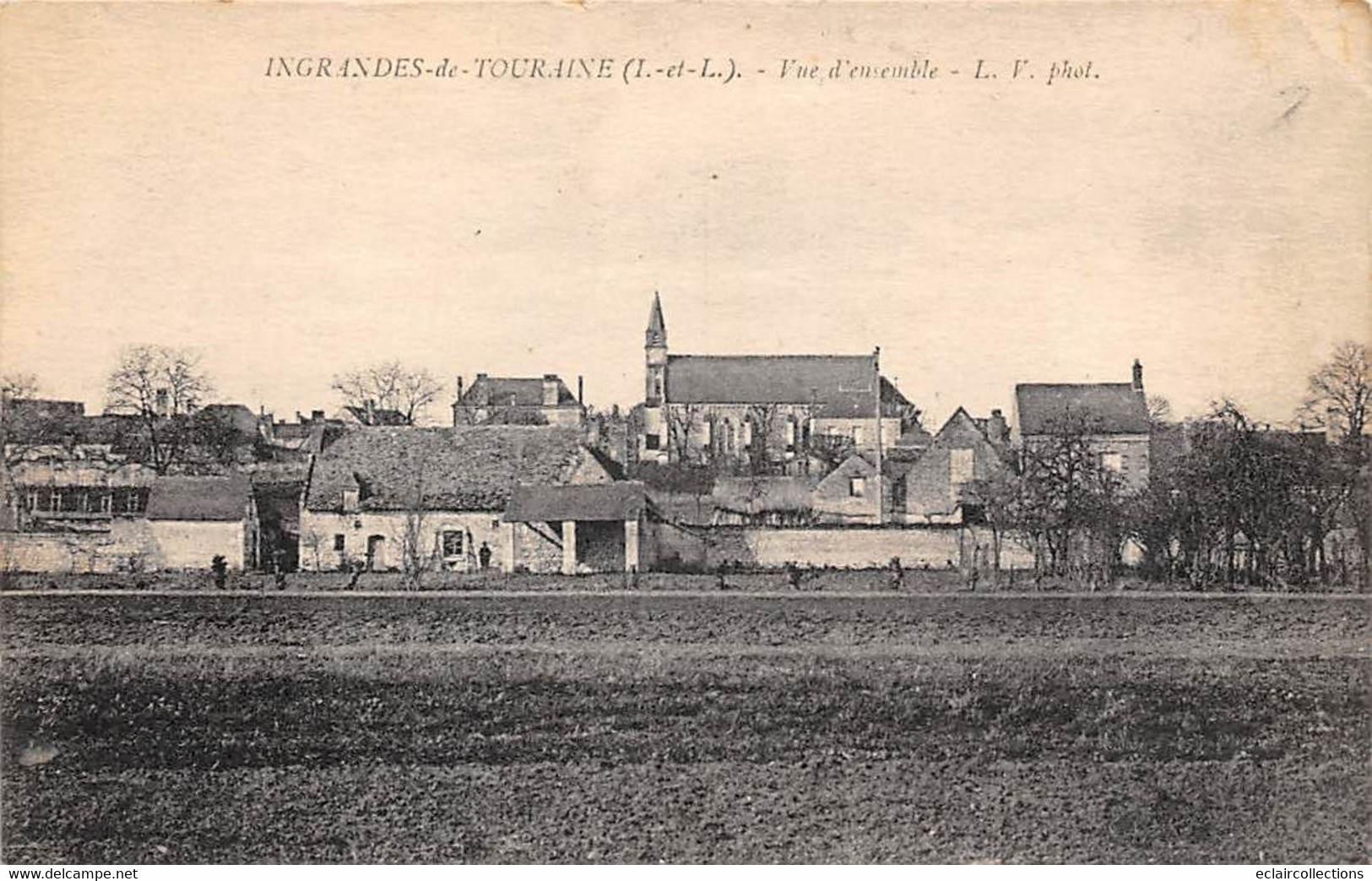 Ingrandes-de-Touraine:       37        Vue D' Ensemble                  (voir Scan) - L'Île-Bouchard