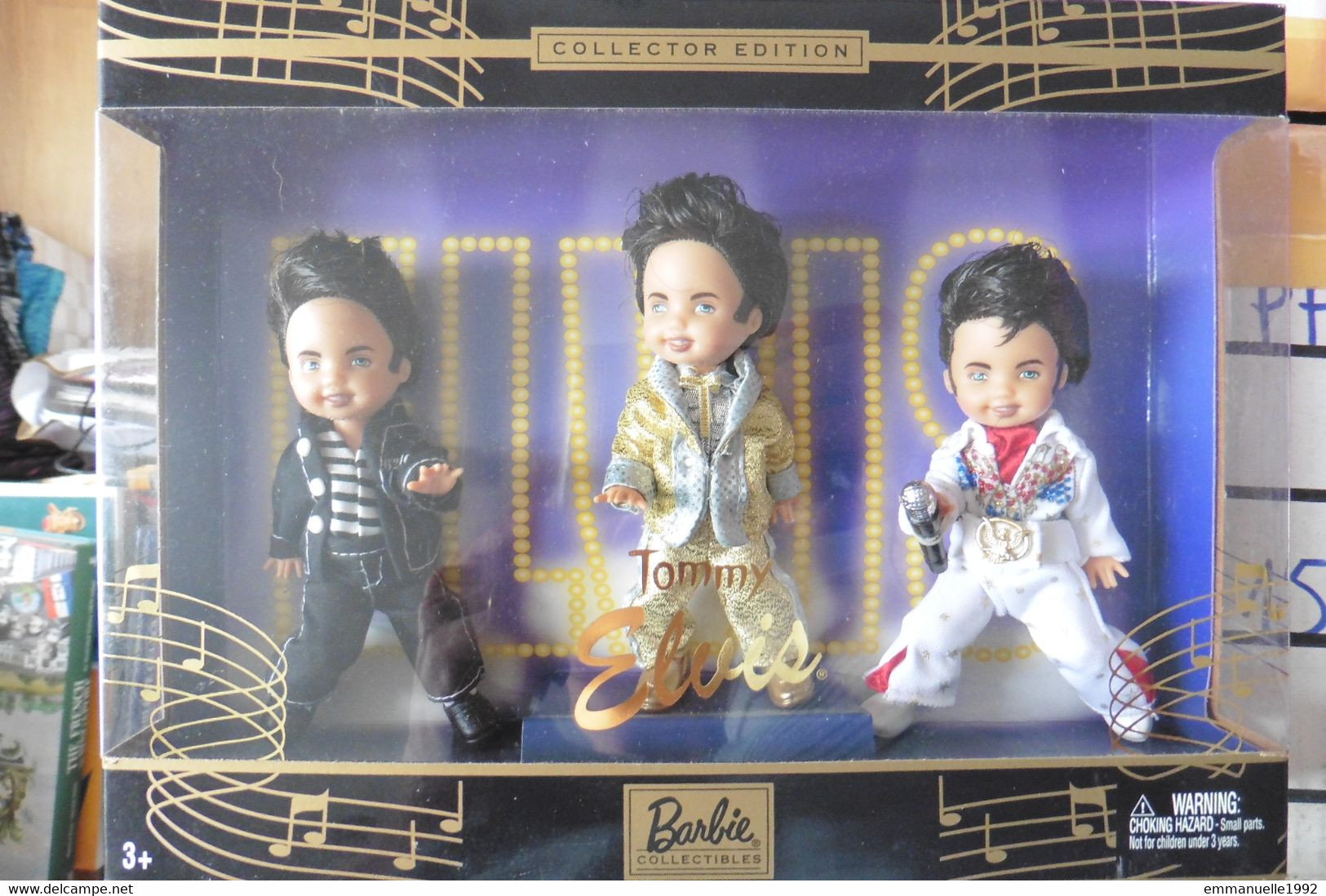 Barbie Collectibles Kelly Trio Tommy As Elvis Presley 2003 Mattel Collector - RARE !!! - Barbie