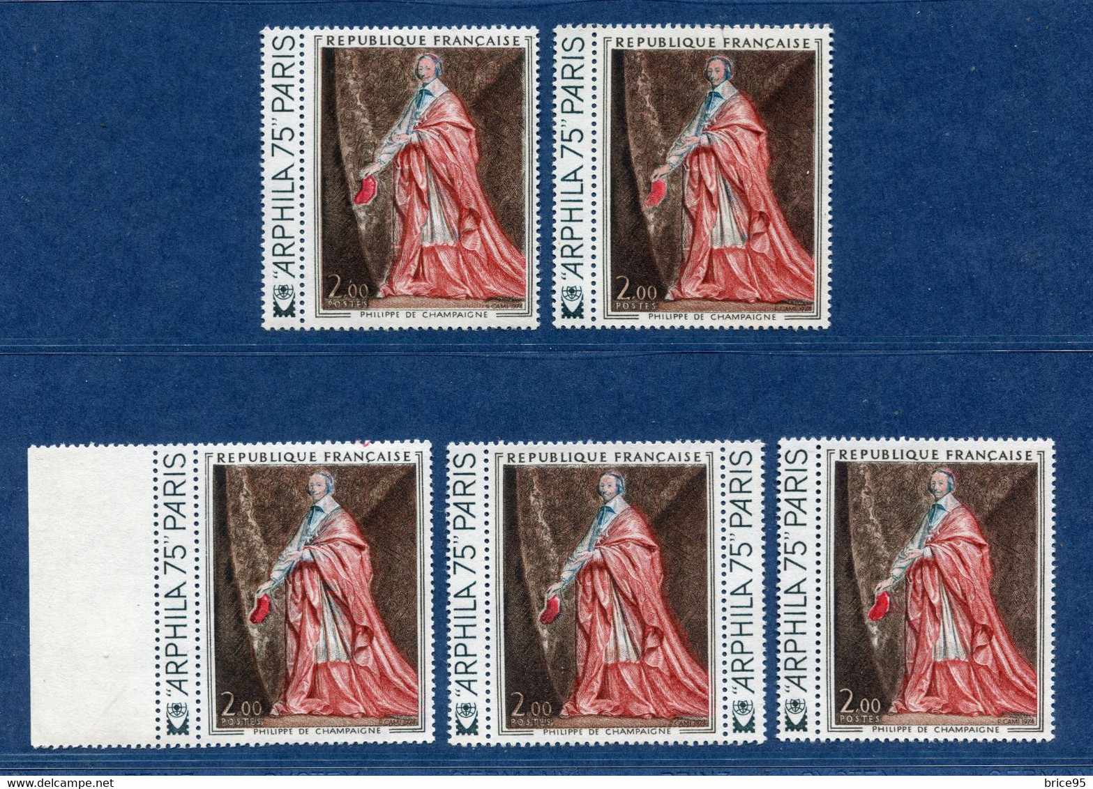 ⭐ France - Variété - YT N° 1766 - Couleurs - Pétouilles - Neuf Sans Charnière - 1973 Et 1974 ⭐ - Neufs