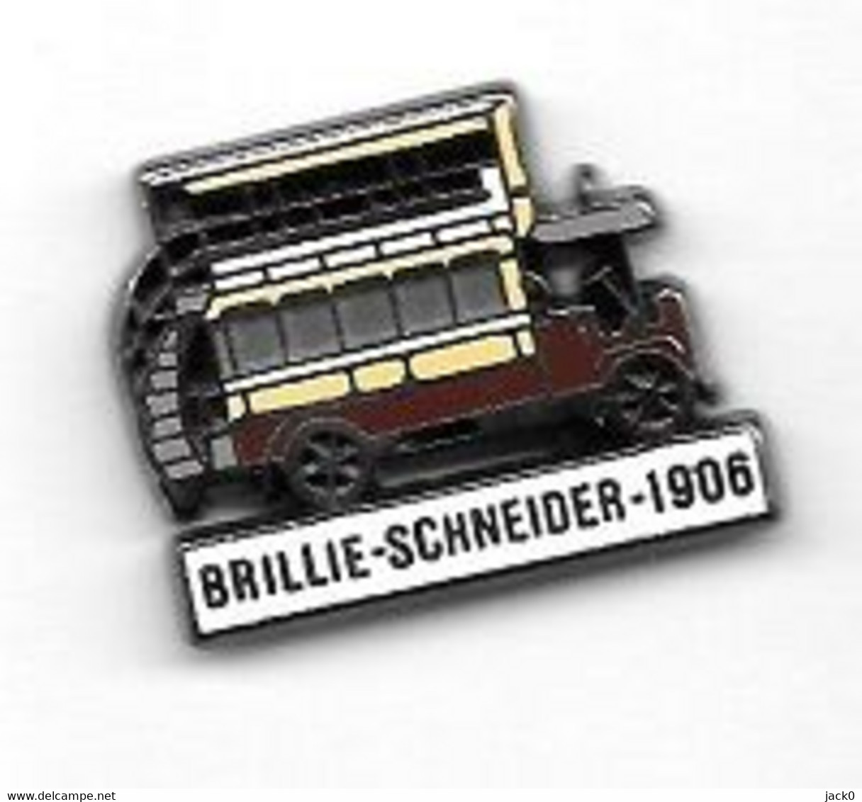 Pin' S  Transport, Bus  BRILLIE - SCHNEIDER - 1906  Le Premier Autobus à Essence - Diving