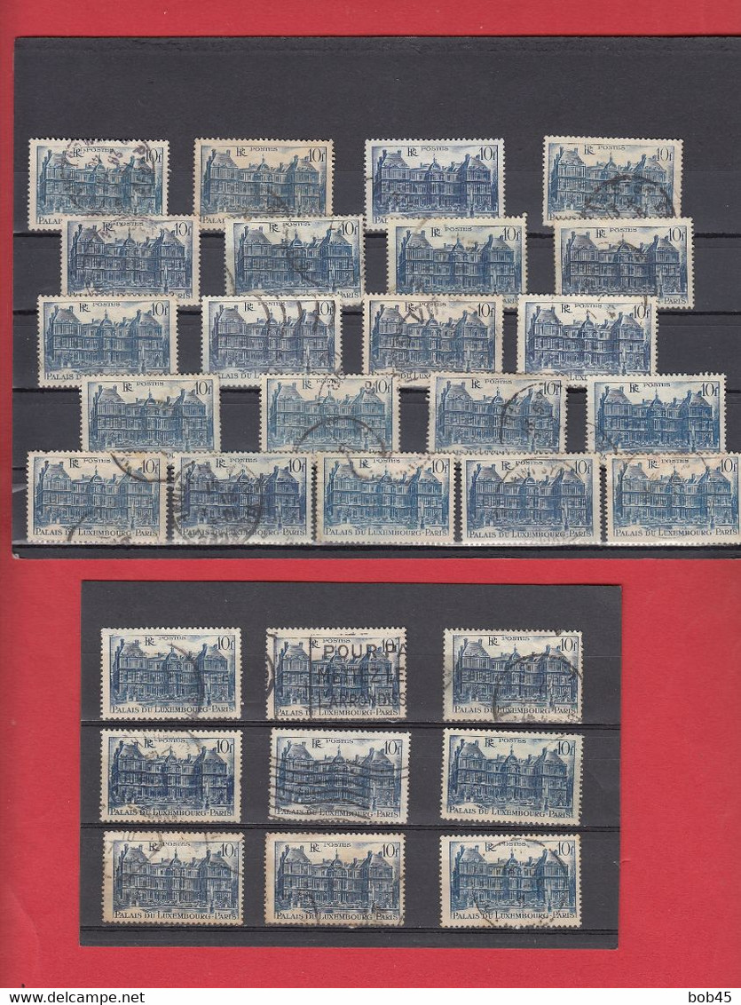 (JM11) Palais Du Luxembourg Timbres Variétés Couleur Bleu Y&T 760 - Gebruikt