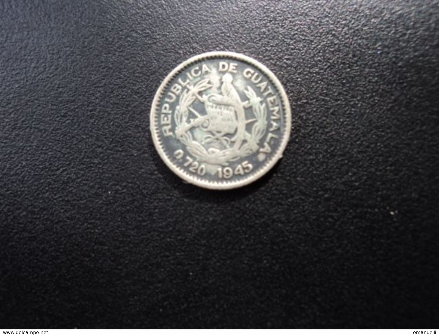 GUATEMALA * : 5 CENTAVOS   1945      KM 238.1       TB+  ** - Guatemala