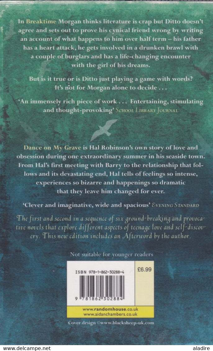 AIDAN CHAMBERS - Breaktime Dance On My Grave - Random House - 2007 - 246 Pages - Literary Fiction