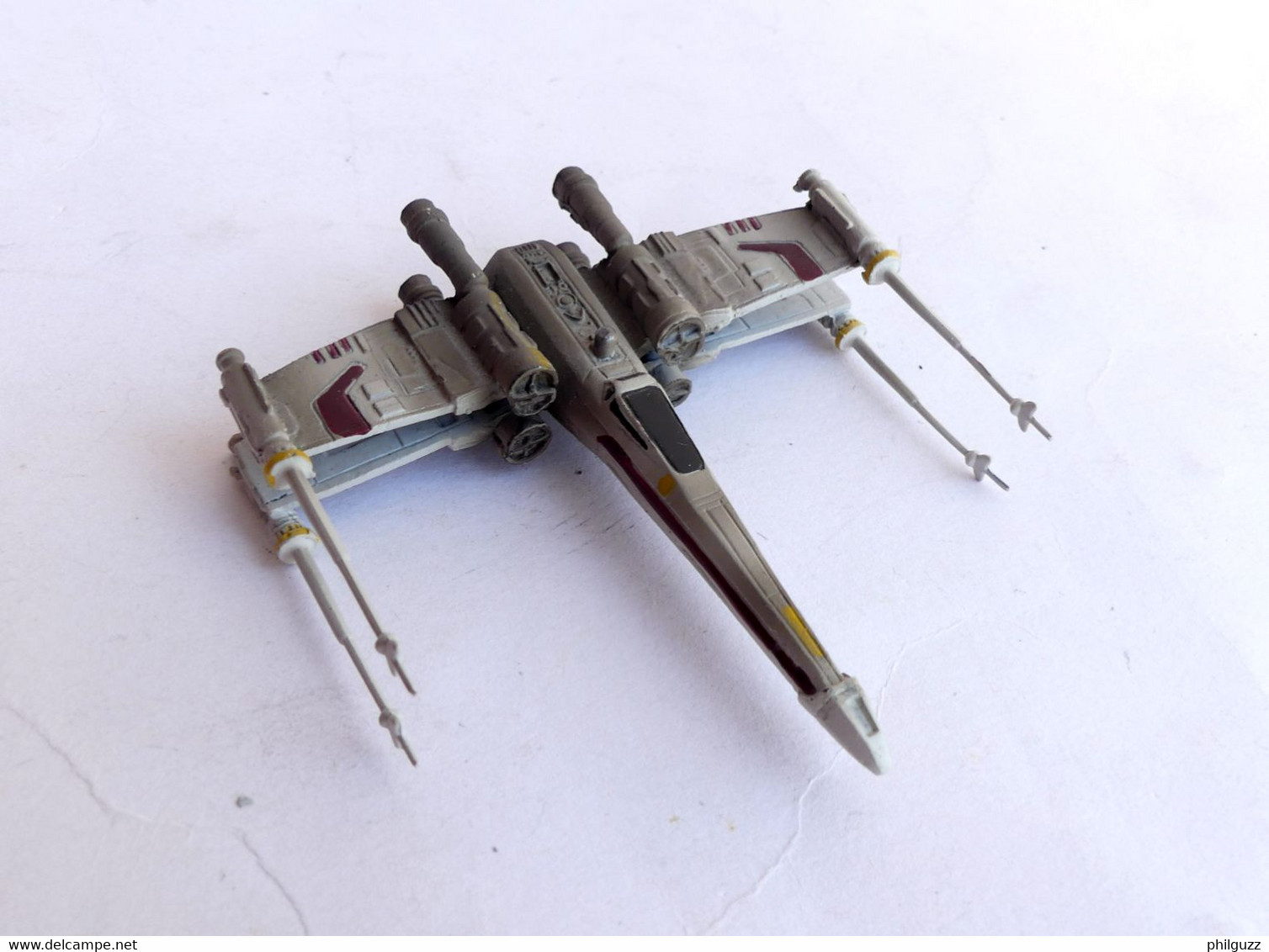 FIGURINE STAR WARS DE AGOSTINI 2005 CHASSEUR X WING SANS SOCLE En Métal Micro Machine - Sonstige & Ohne Zuordnung