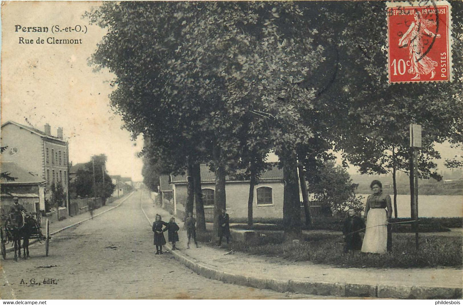 VAL D'OISE  PERSAN  Rue De Clermont - Persan