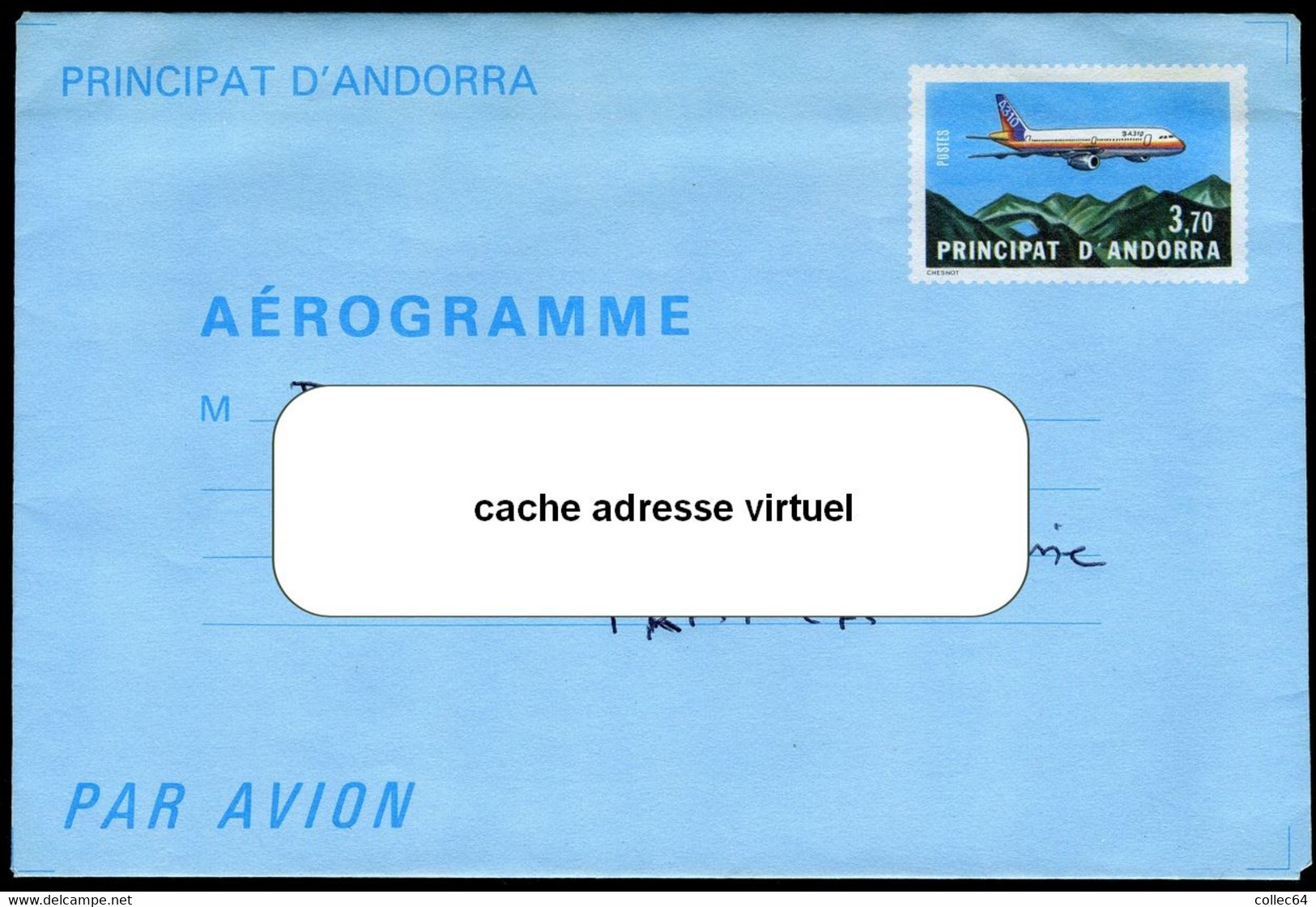 Aérogramme - Adresse écrite Non Circulé - Luftpost