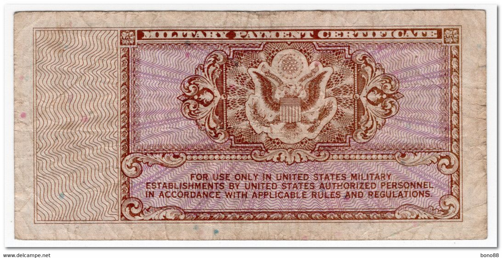UNITED STATES,MILITARY PAYMENT CERTIFICATE,25 CENTS,1948,P.M17,aF - 1948-1951 - Serie 472