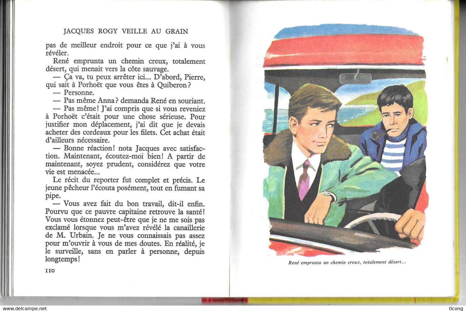 JACQUES ROGY VEILLE AU GRAIN DE PIERRE LAMBLIN, ILLUSTRATION DE VANNI TEALDI, 1ERE EDITION SPIRALE 1966 - Collection Spirale