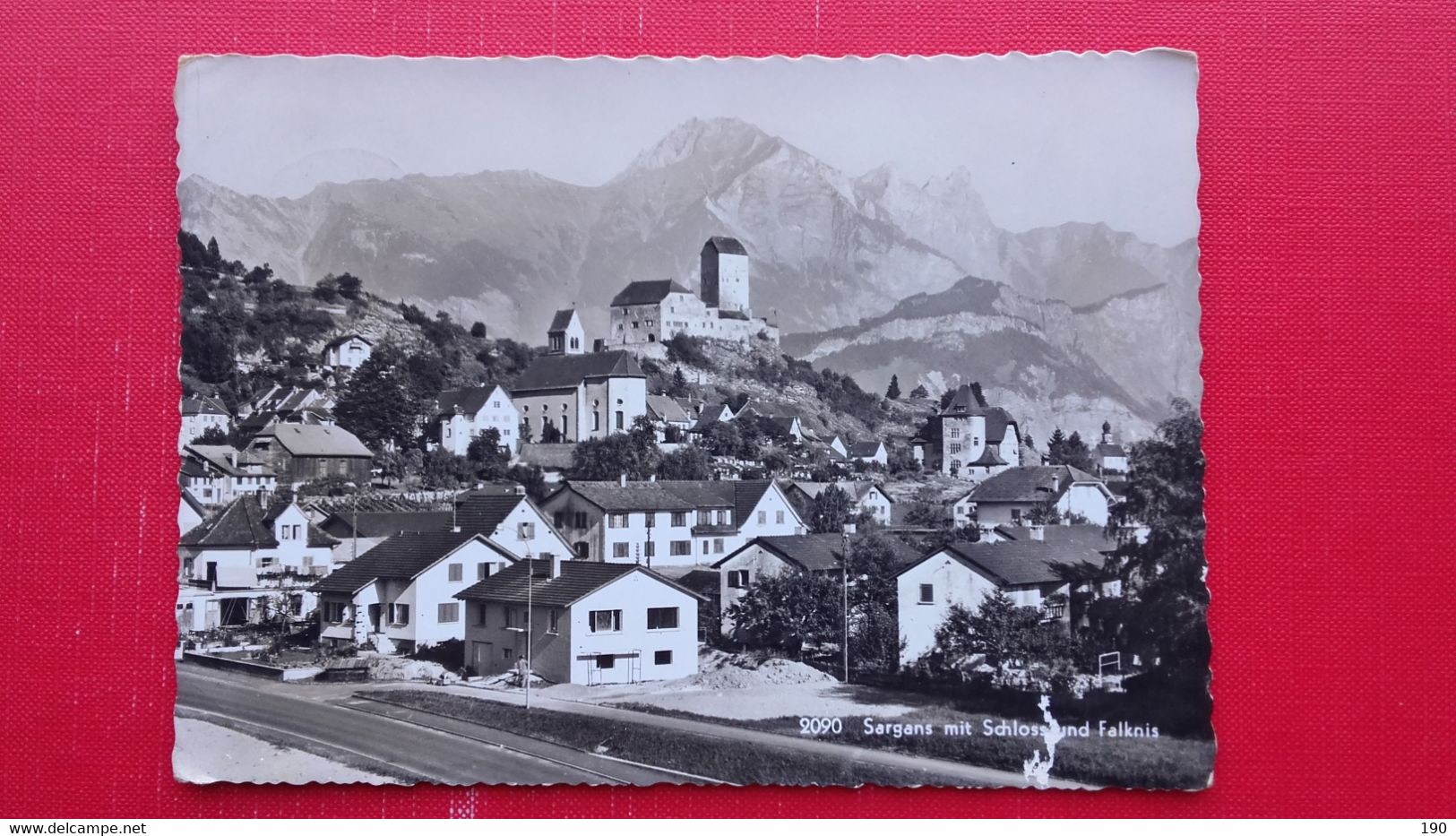 Sargans Mit Schloss Und Falknis - Sargans