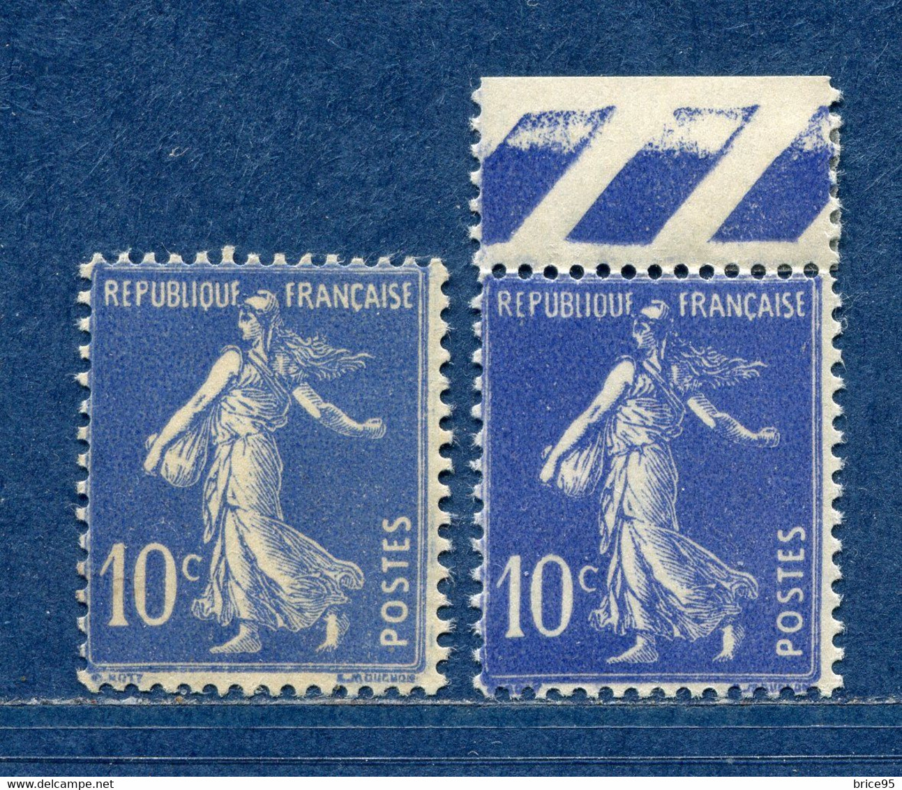 ⭐ France - Variété - YT N° 279 - Couleurs - Pétouilles - Neuf Sans Charnière - 1932 ⭐ - Unused Stamps