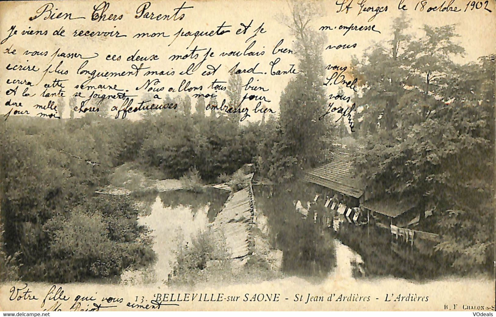 034 397 - CPA -  France (69) Rhône - Belleville-sur-Saone - St Jean D'Ardières - L'ardières - Belleville Sur Saone