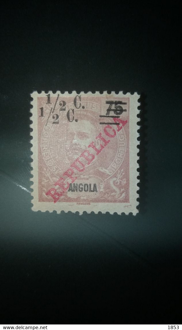 ERROS E VARIEDADES - ANGOLA - DUPLA SOBRECARGA - Unused Stamps