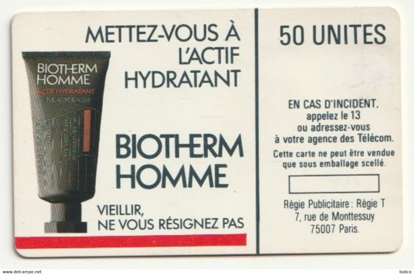 Biotherm Rosée - 50 Unités SO1 -  - Réf, F4 - Côte 120 € / Argus 1999 - 1987