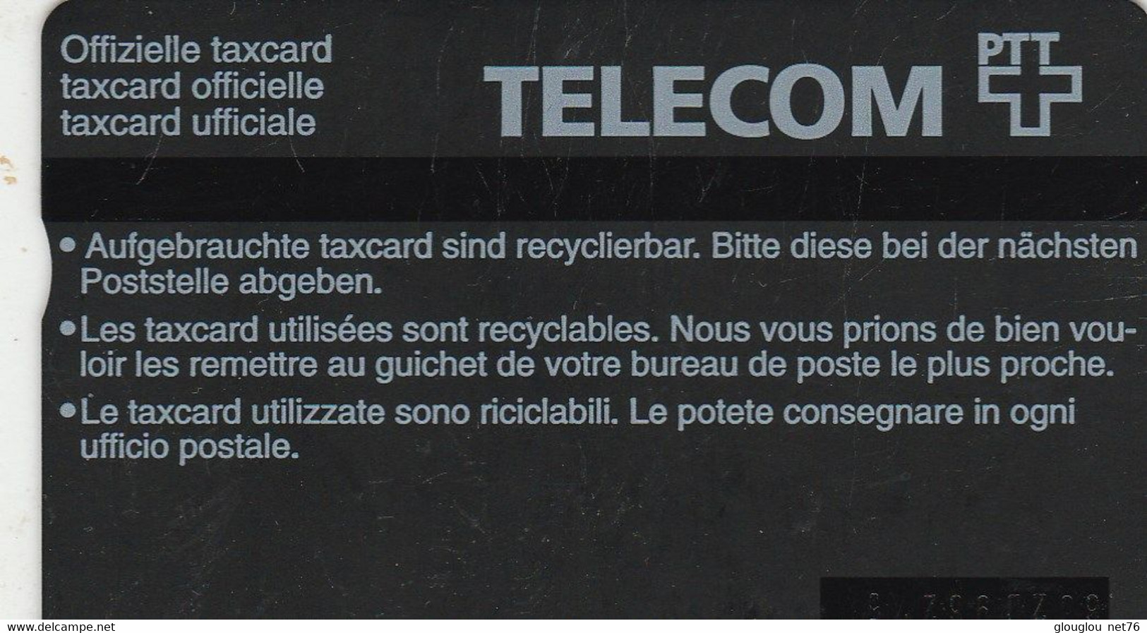 TELECARTE ETRANGERE..... - Herkunft Unbekannt