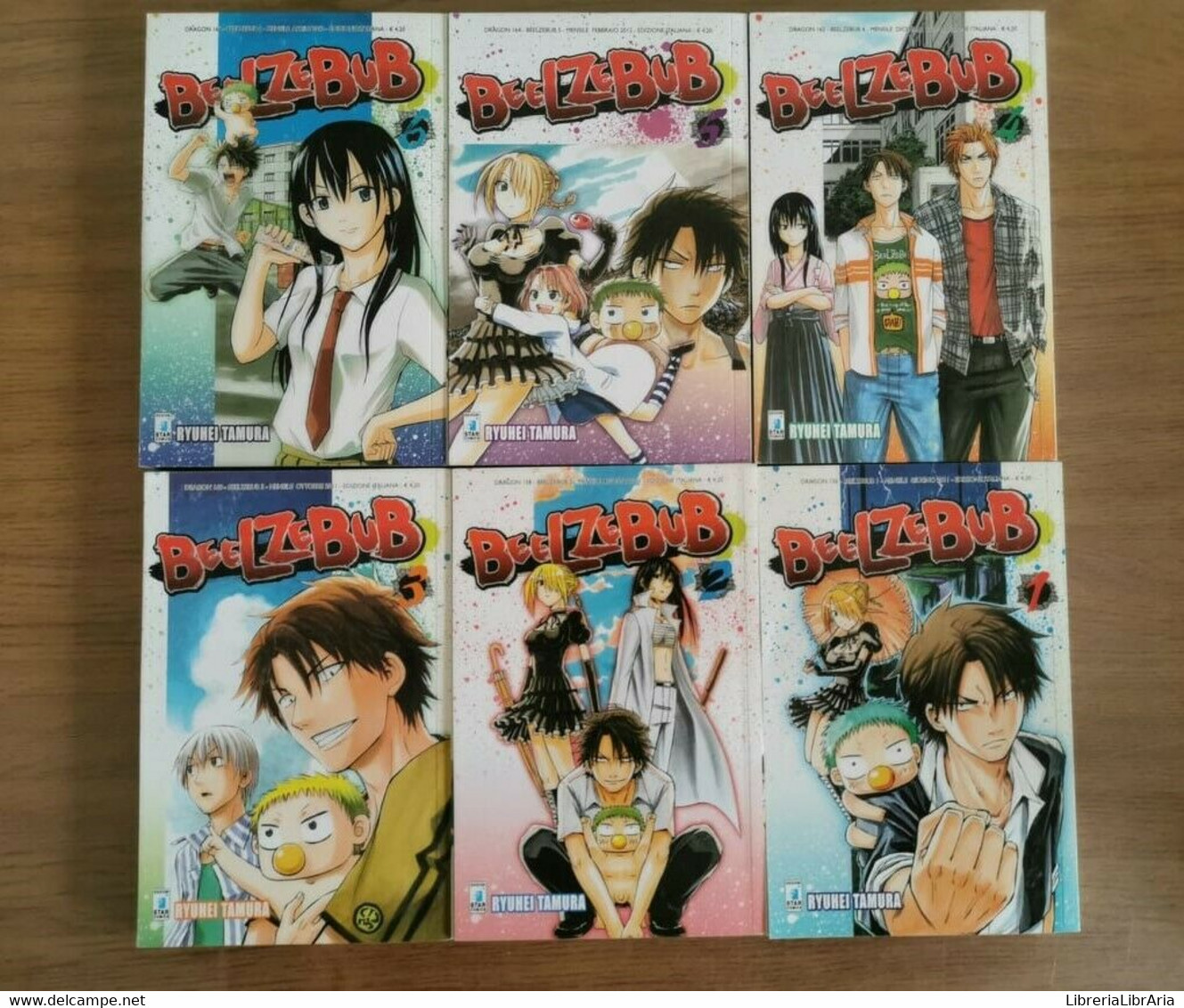 Lotto 6 Manga Beelzebub - Ryūhei Tamura - Shueisha - 2009 - AR - Manga