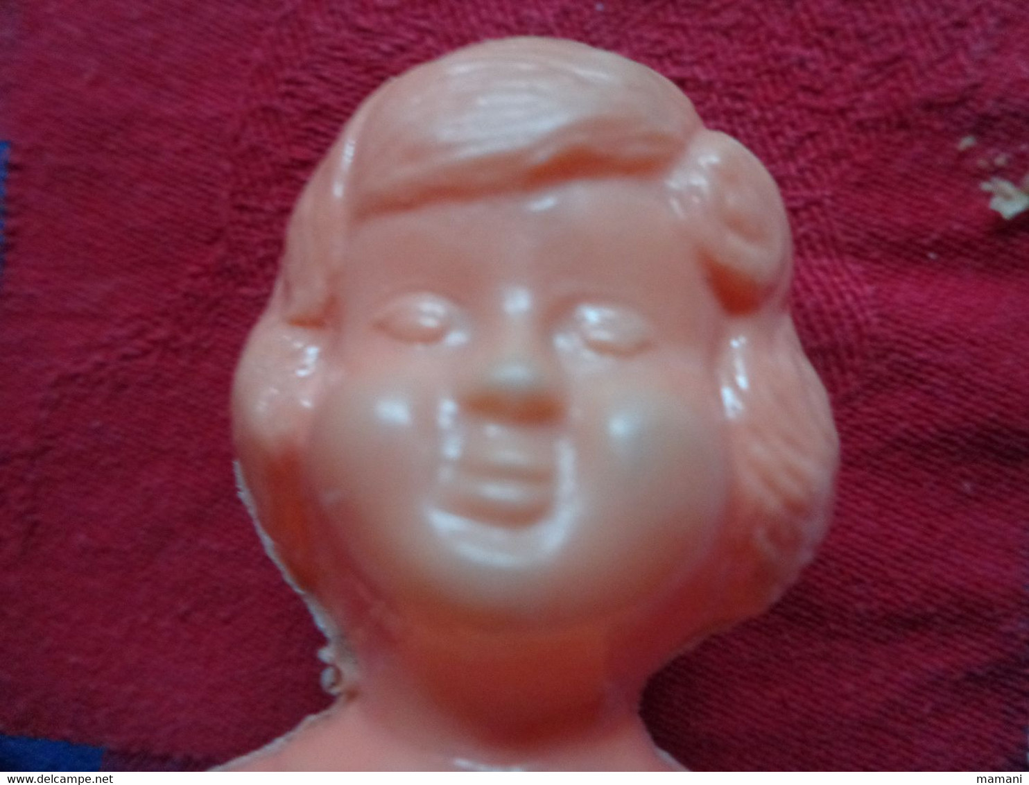 Poupee (petite) Plastique - Vintage H 17cm - Andere & Zonder Classificatie