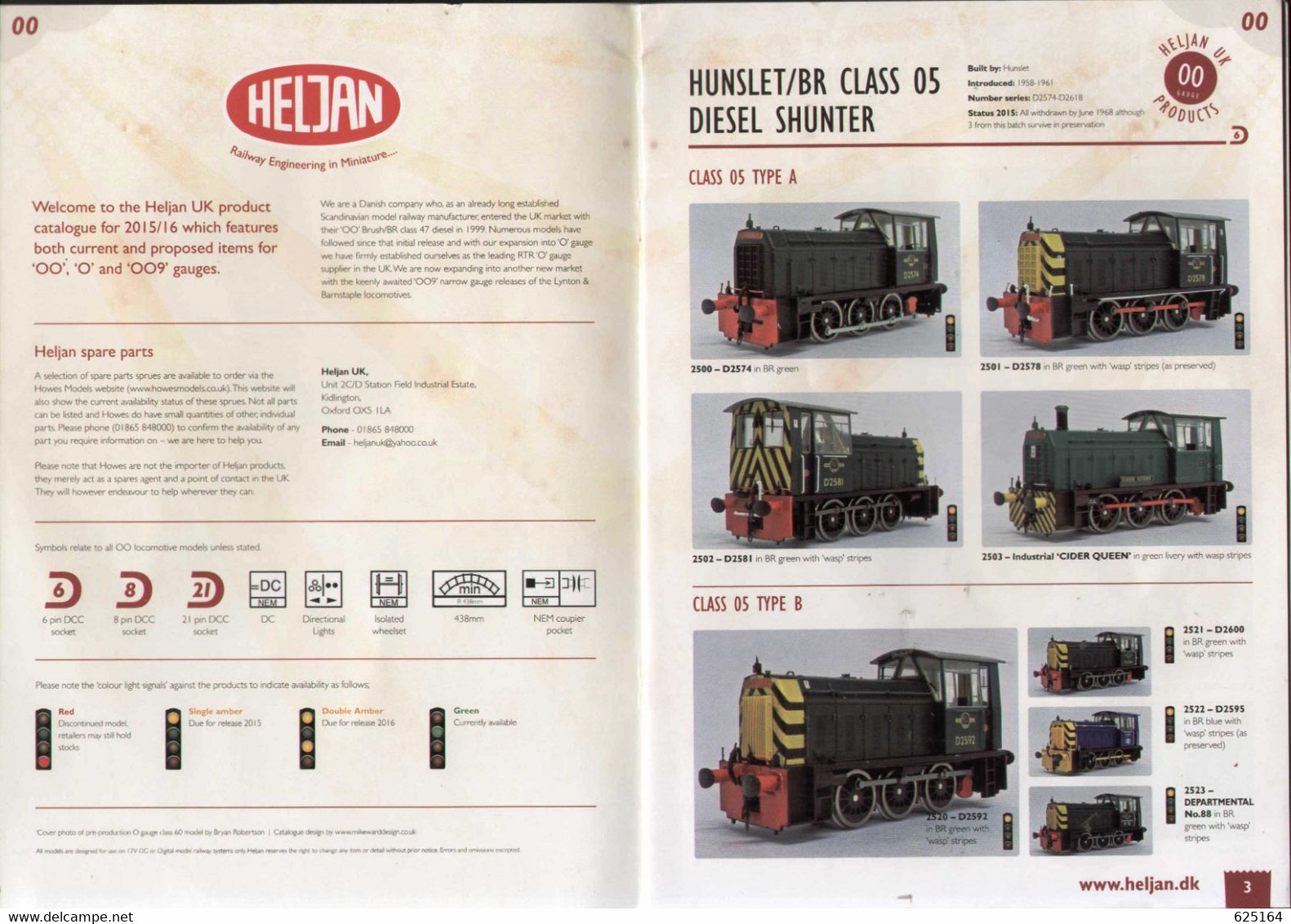 Catalogue HELJAN 2015/16 UK MODEL RAILWAY OO, O, OO9 Gauge - Inglese