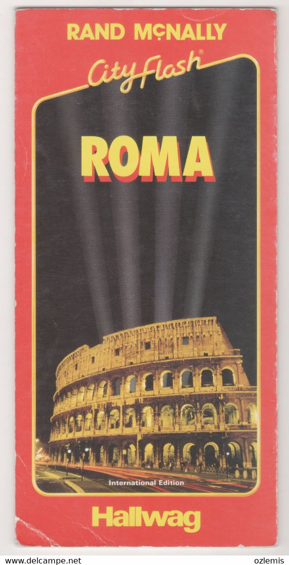 RAND MCNALLY ,CITY FLASH ,ROMA  ,INTERNATIONAL EDITION - Landkarten