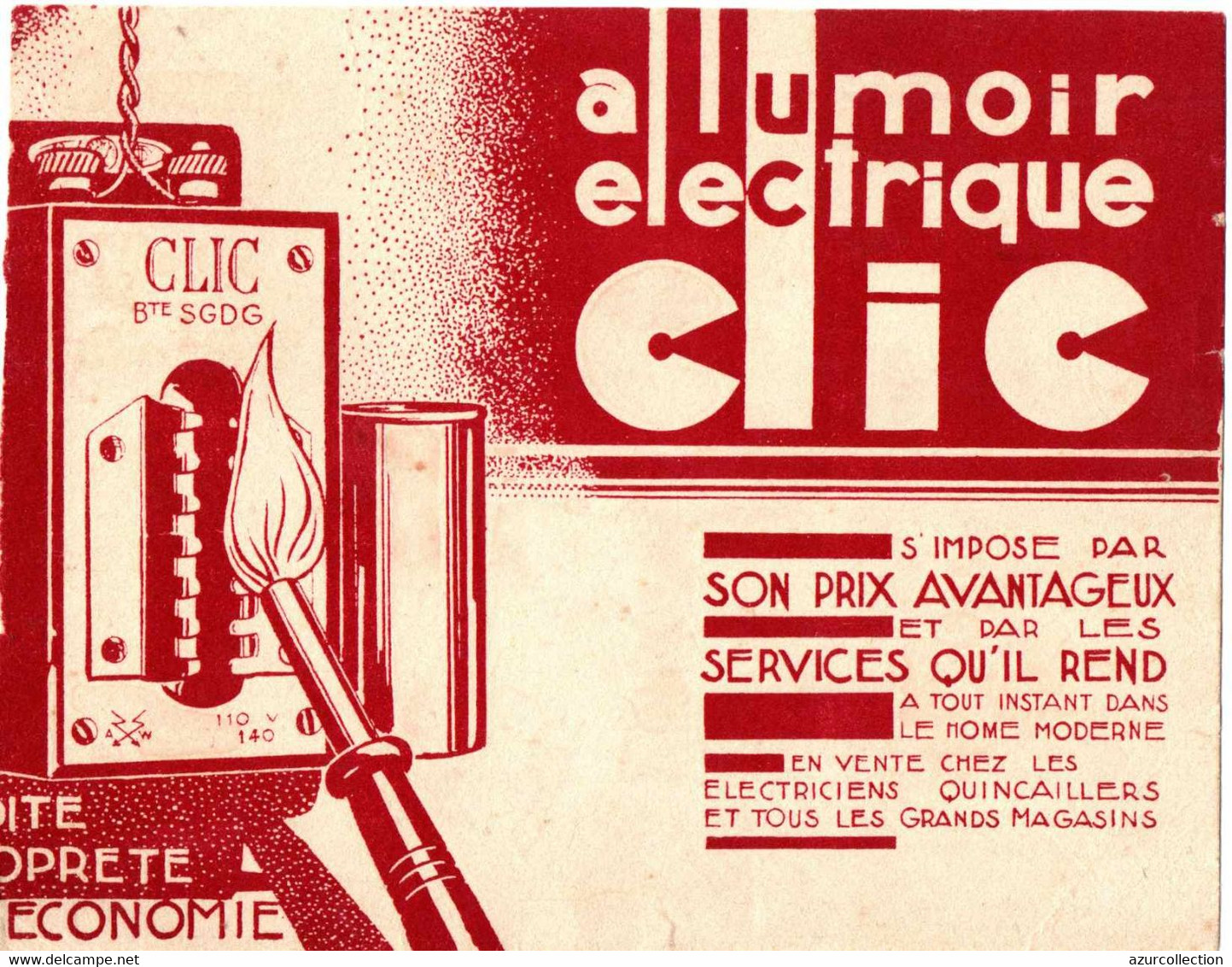 ALLUMOIR ELECTRIQUE CLIC - Elektriciteit En Gas