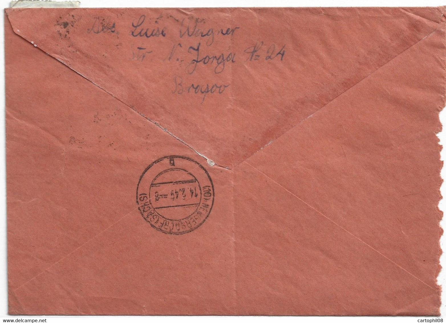 1949 RPR COVER ROMANIA TO GERMANY - BX93XCB88 - Briefe U. Dokumente