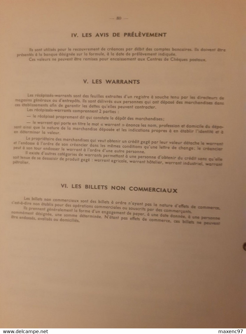 instruction générale des ptt la poste 1977 service des encaissements à domicile chèques postaux fascicule VIII