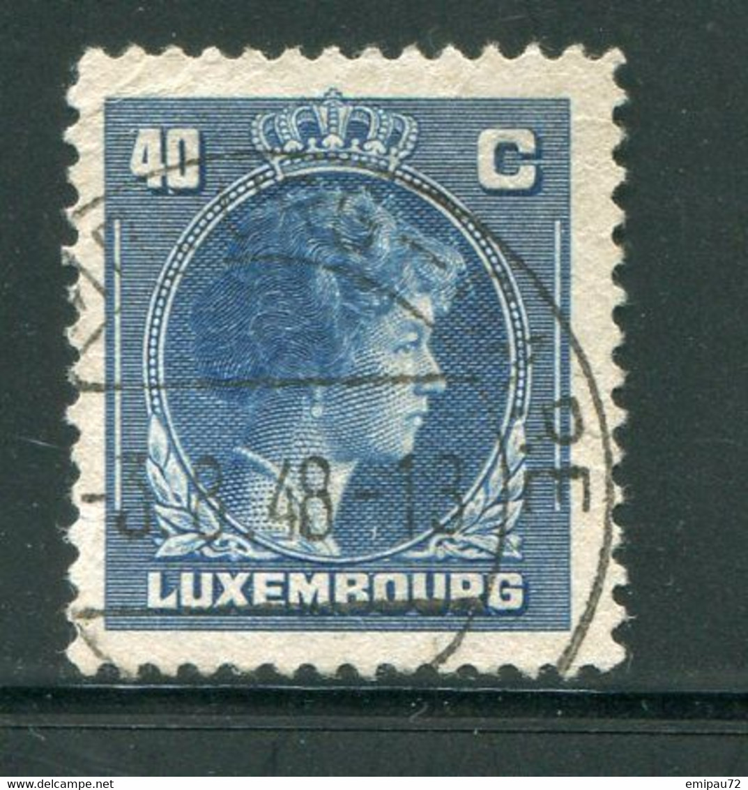 LUXEMBOURG- Y&T N°340- Oblitéré - 1944 Charlotte Right-hand Side