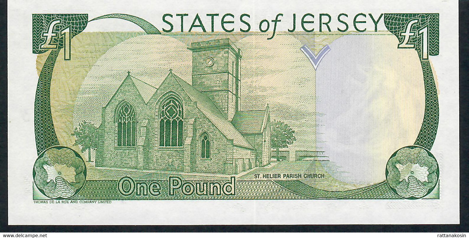 JERSEY P15a 1 POUND 1989  #AC999913     UNC. - Jersey