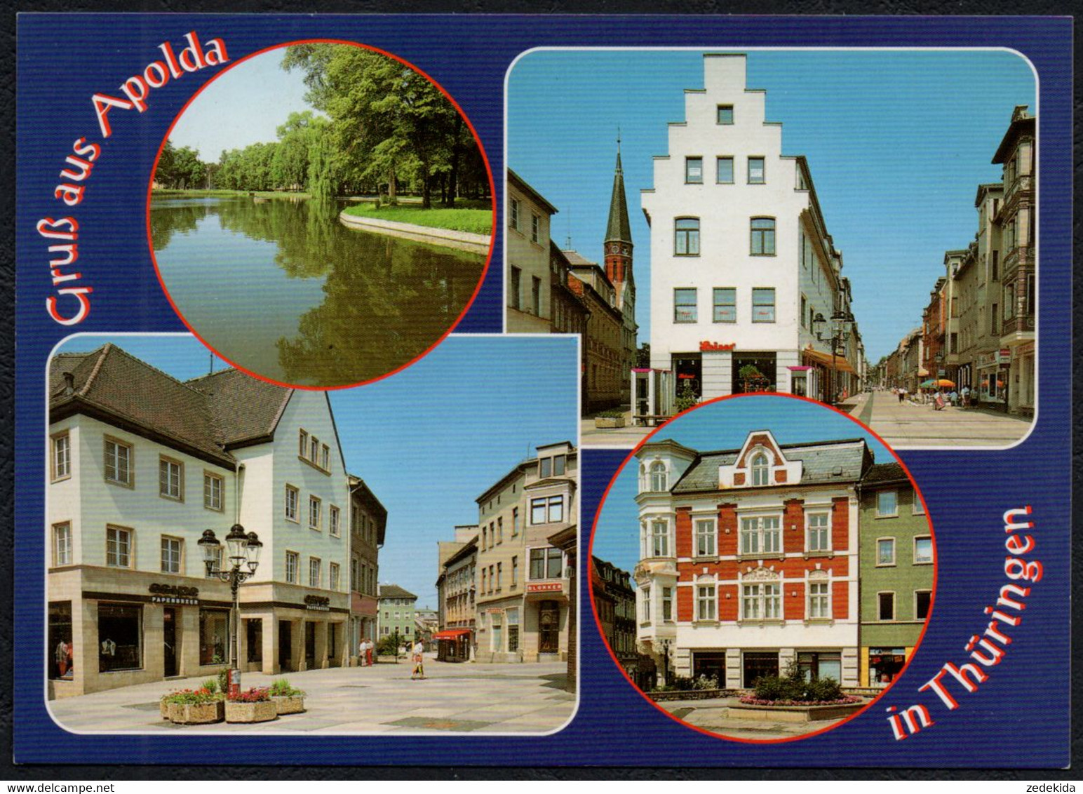 F3821 - TOP Apolda - Bild Und Heimat Reichenbach Qualitätskarte - Apolda