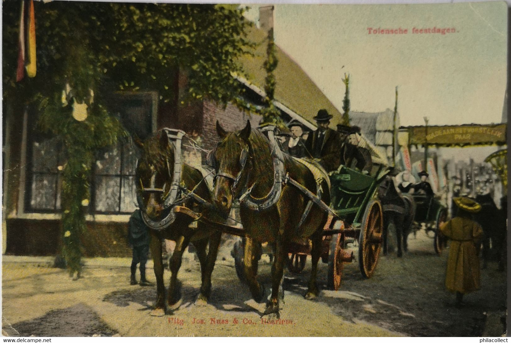 Tholen (Zld.) Tolensche Feestdagen 1908 De Tulp - Tholen