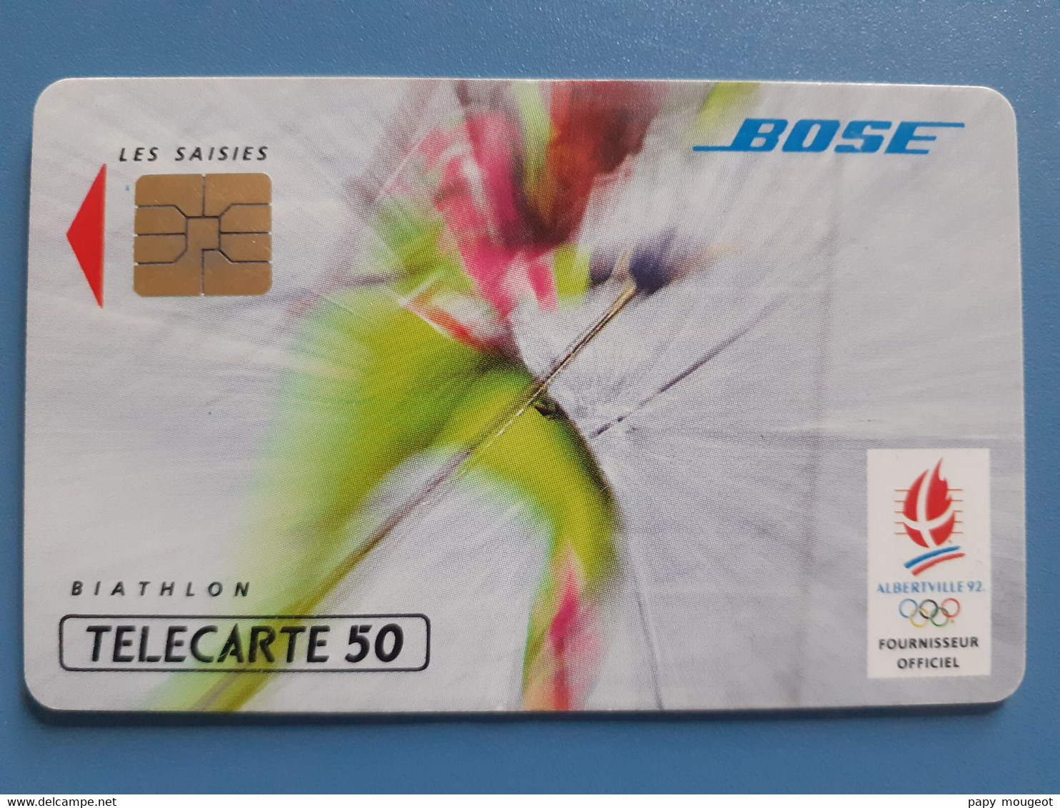 F215 Bose Biathlon 50U SO3 12/91 N° A 1B5586 - Jeux Olympiques