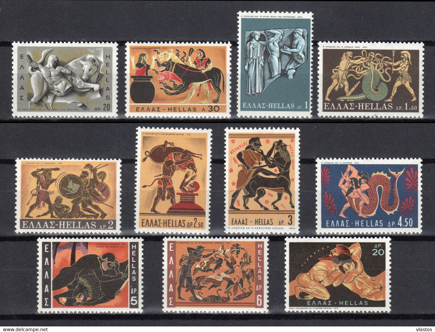 GREECE 1970 COMPLETE YEAR MNH - Années Complètes