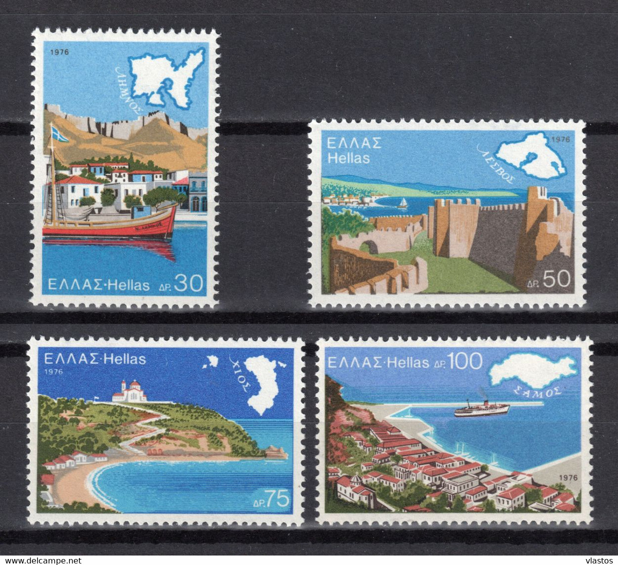 GREECE 1976 COMPLETE YEAR MNH