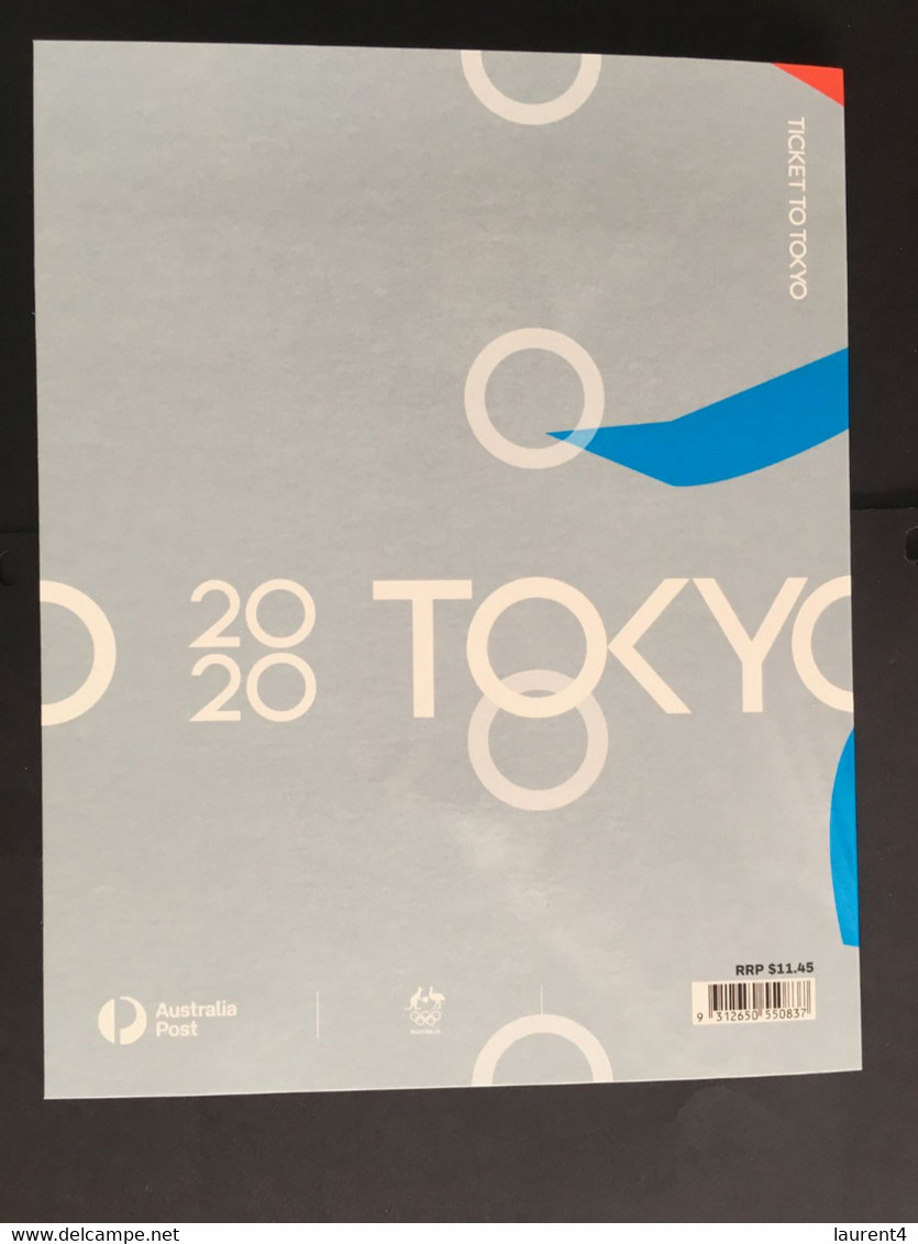 (2 A 15) 2020 Tokyo Summer Olympic - Australia Gold Medal FDI Cover Postmarked NSW Parramatta (swimming) With Wrong Date - Sommer 2020: Tokio