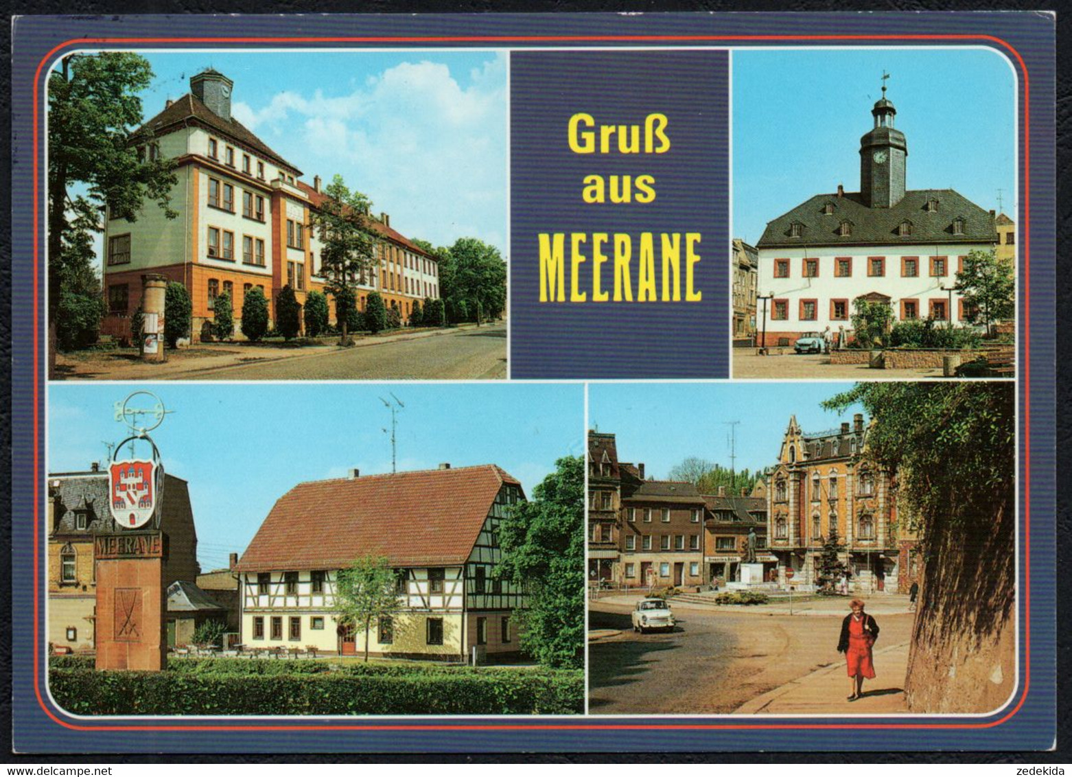 F3869 - Meerane - Bild Und Heimat Reichenbach Qualitätskarte - Meerane