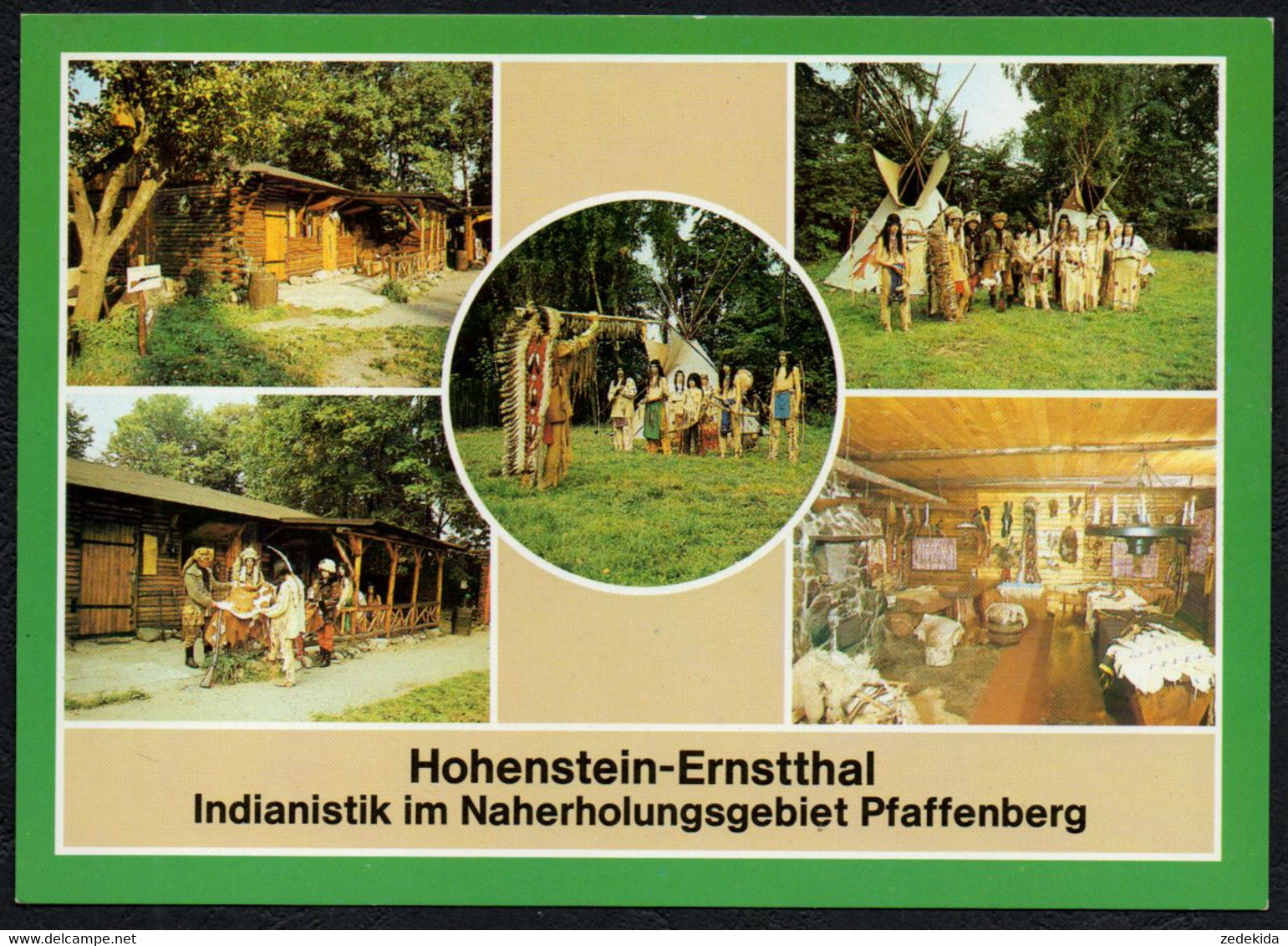 F3924 - TOP Hohenstein Ernstthal Indianistik Indianer - Bild Und Heimat Reichenbach Qualitätskarte - Hohenstein-Ernstthal