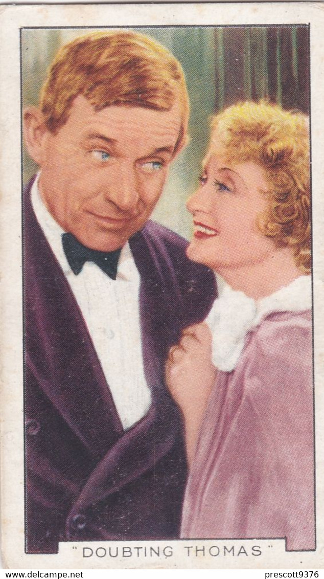 14 Will Rogers In "Doubting Thomas" - Film Episodes 1936 - Gallaher Cigarette Card - Original- Movies - Cinema - Gallaher