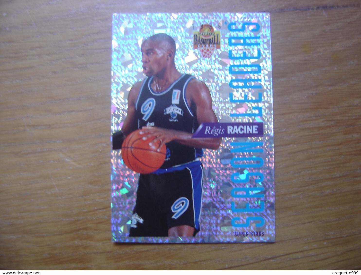 1995 Carte Basketball Panini REGIS RACINE Season Leaders FFBB Basket - Other & Unclassified