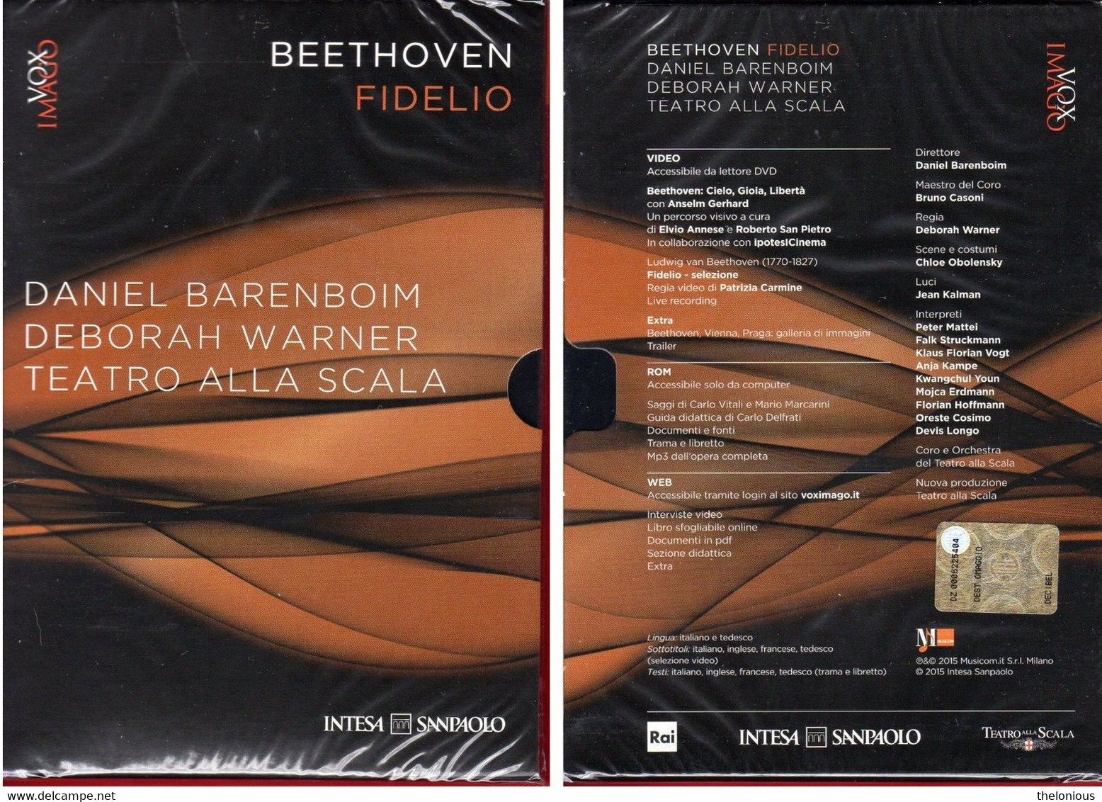 # Ludwig Van Beethoven – Fidelio - Teatro Alla Scala (DVD + CD Nuovo Sigillato) - Concert Et Musique