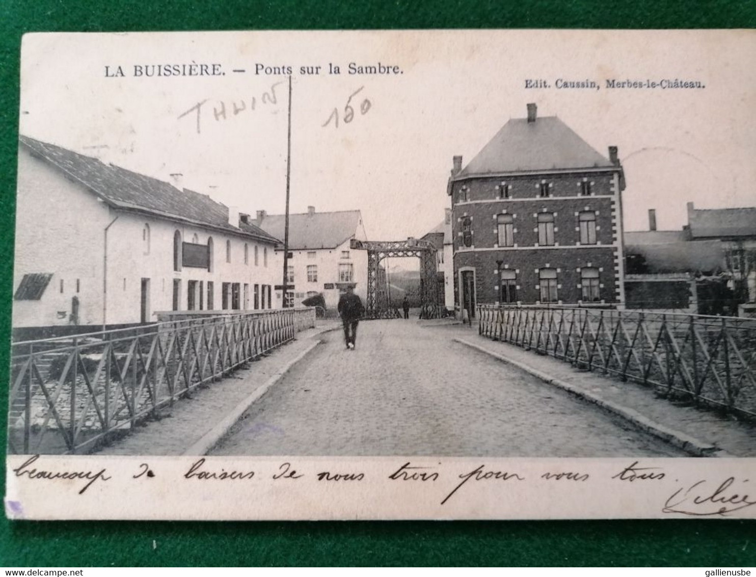 CP  La Buissière  - Environs De Thuin - Pont Sur La Sambre - Merbes-le-Chateau