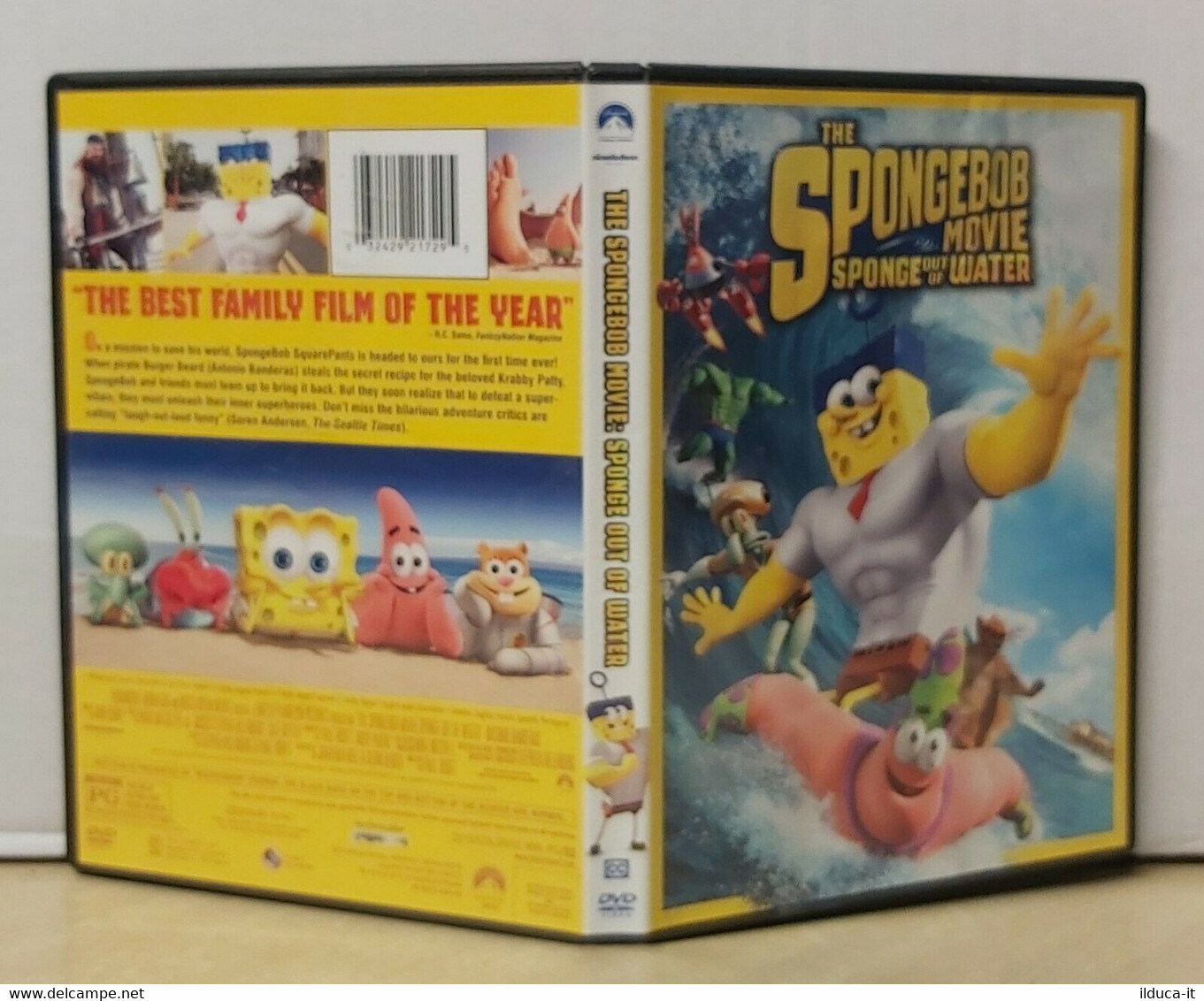 00222 DVD - THE SPONGEBOB MOVIE: Sponge Out Of Water - Paramount 2015 - Animation