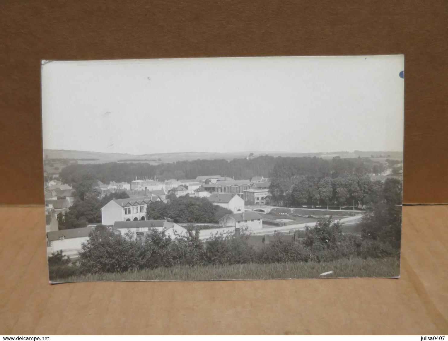 CLAMECY (58) Carte Photo Vue De La Ville Batiment De La Cordonnerie Nivernaise - Clamecy