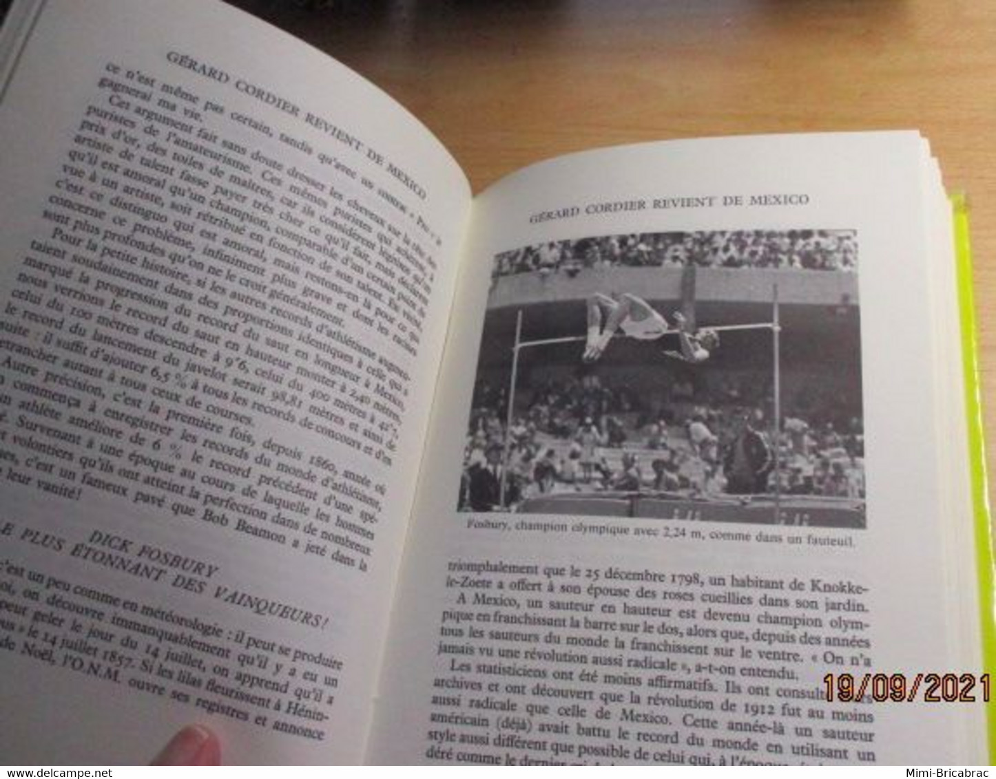 Edition Originale 1968 BIBLIOTHEQUE ROUGE ET OR / TELE-SOUVERAINE ORTF JEUX OLYMPIQUES DE MEXICO ROGER CORDIER