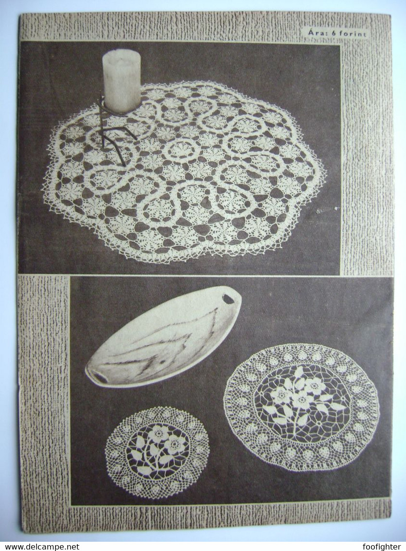 Hungary - FÜRGE UJJAK 6/1966 - magazine for handmade, crochet, knitting, 23 pages, photos, hungarian language