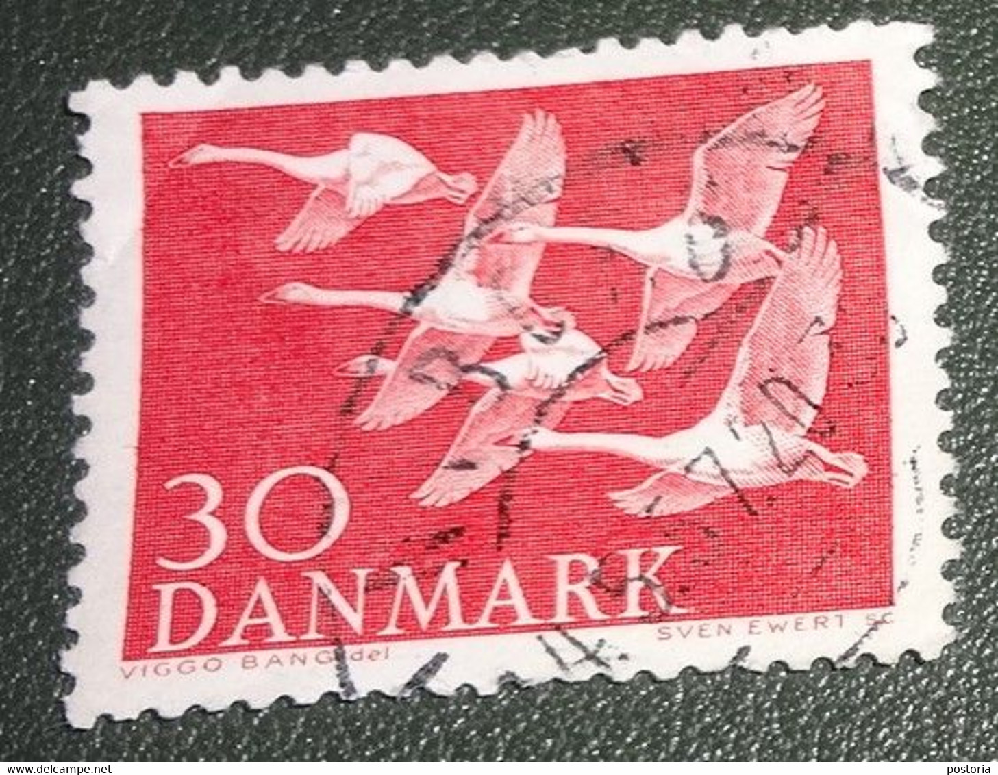 Denemarken - 1957 - Michel 364 - Gebruikt - Cancelled - Norden - Cygnus Cygnus - Wilde Zwanen - Oblitérés