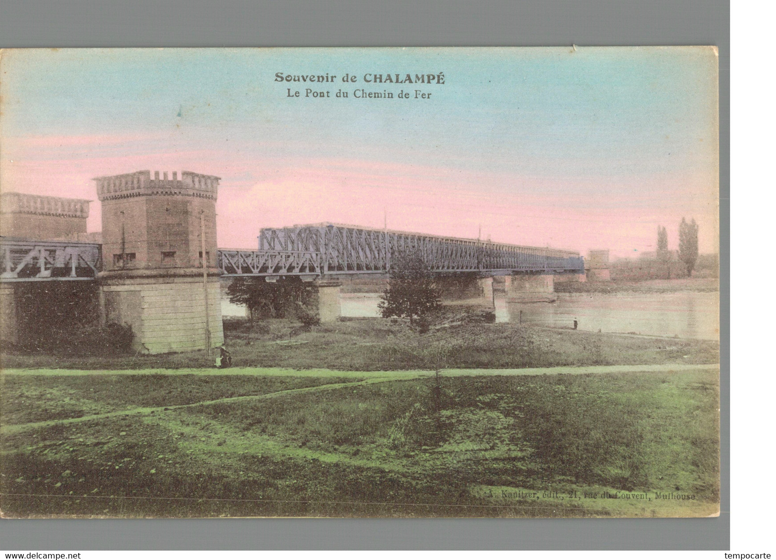 Chalampé - Le Pont Du Chemin De Fer - Chalampé